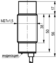 Габариты ISN E7A-32N-15-LZ